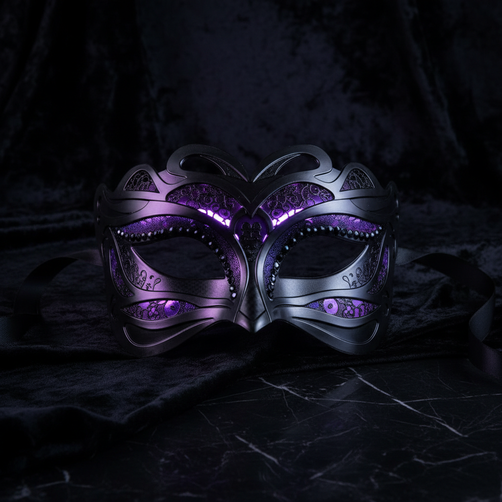 Velvet Mask with Heart